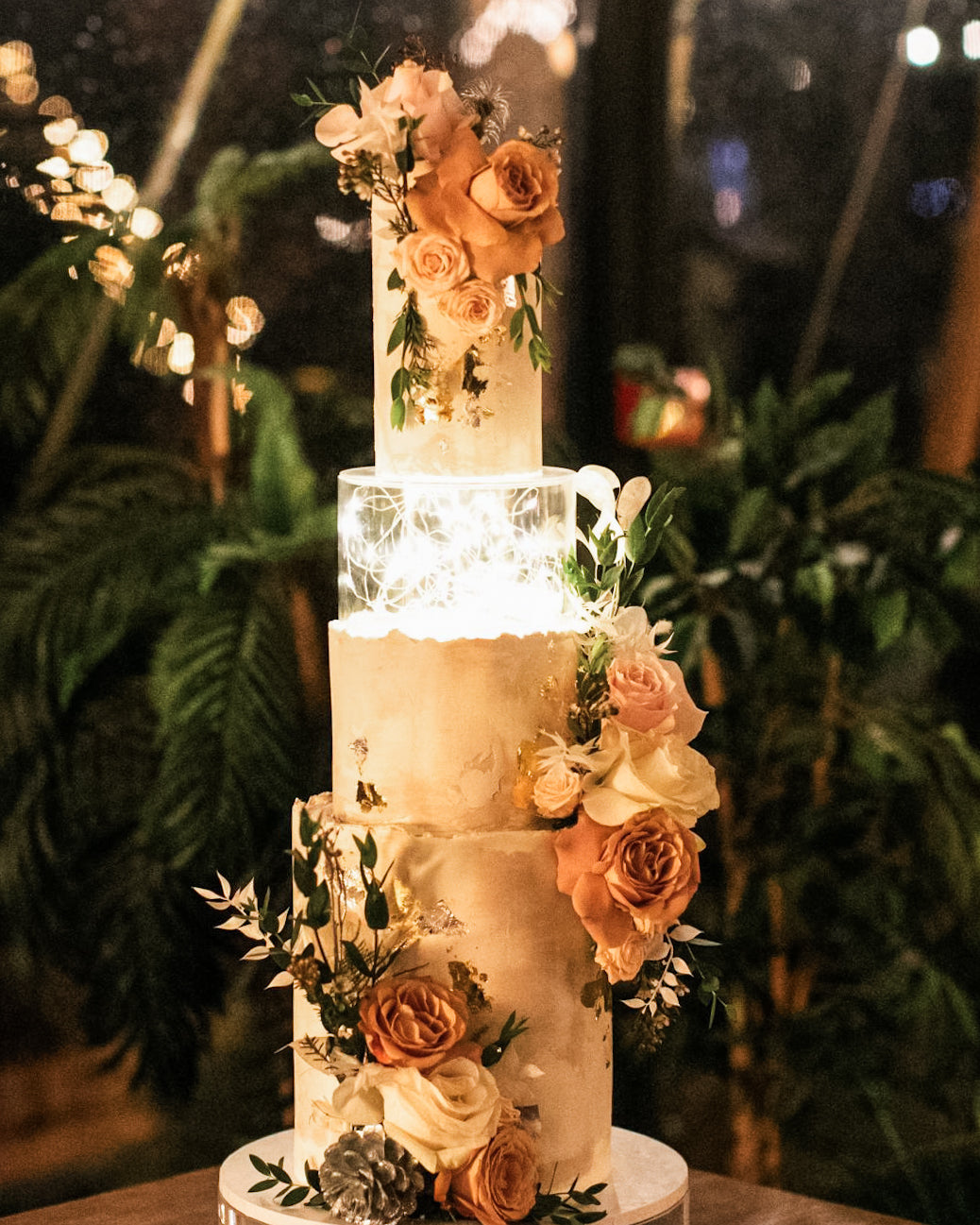 Round Acrylic Fillable Clear Tiers - Prop Options