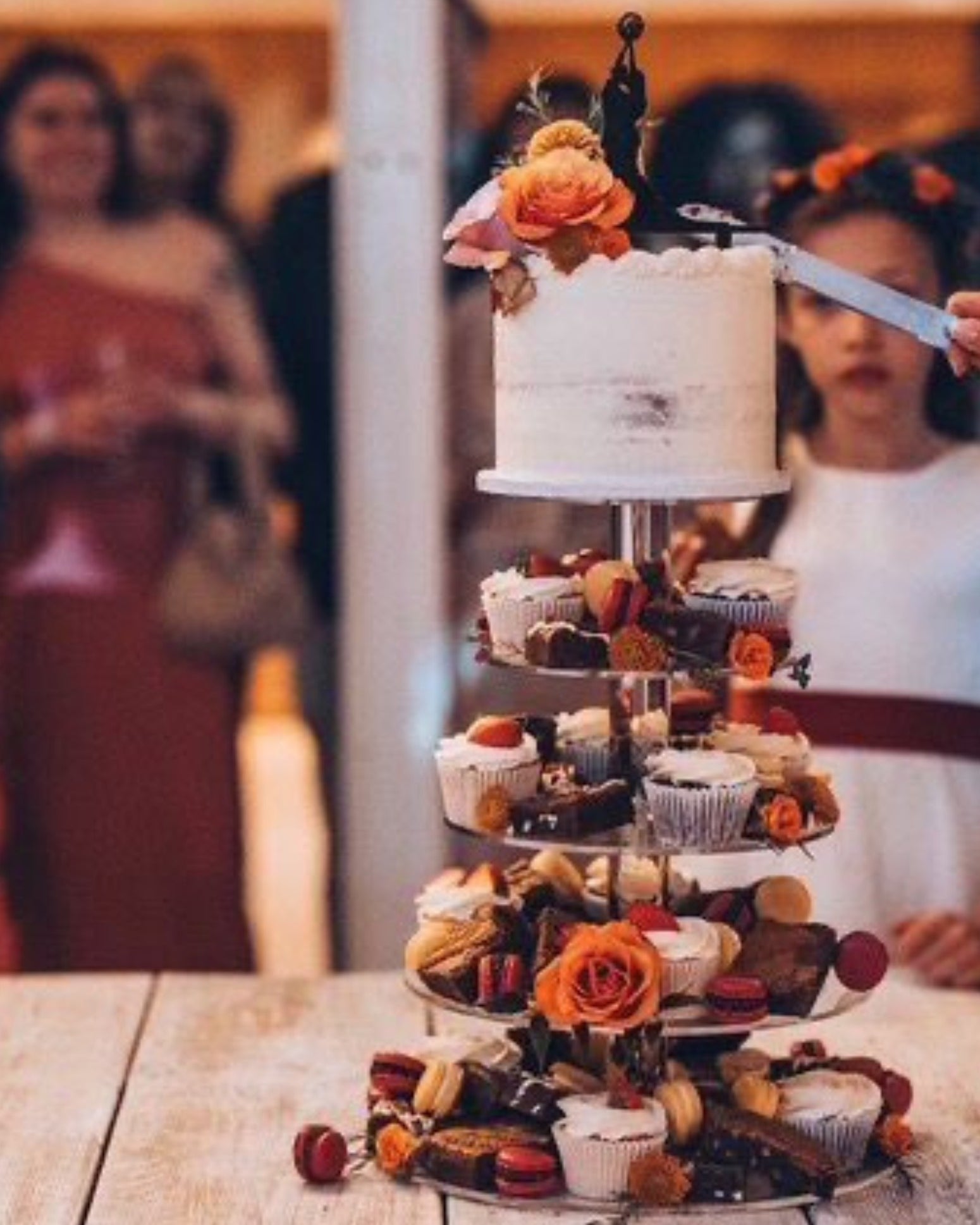 Ultra Adjustable 8 Tier Acrylic Cupcake Display Stand - Prop Options
