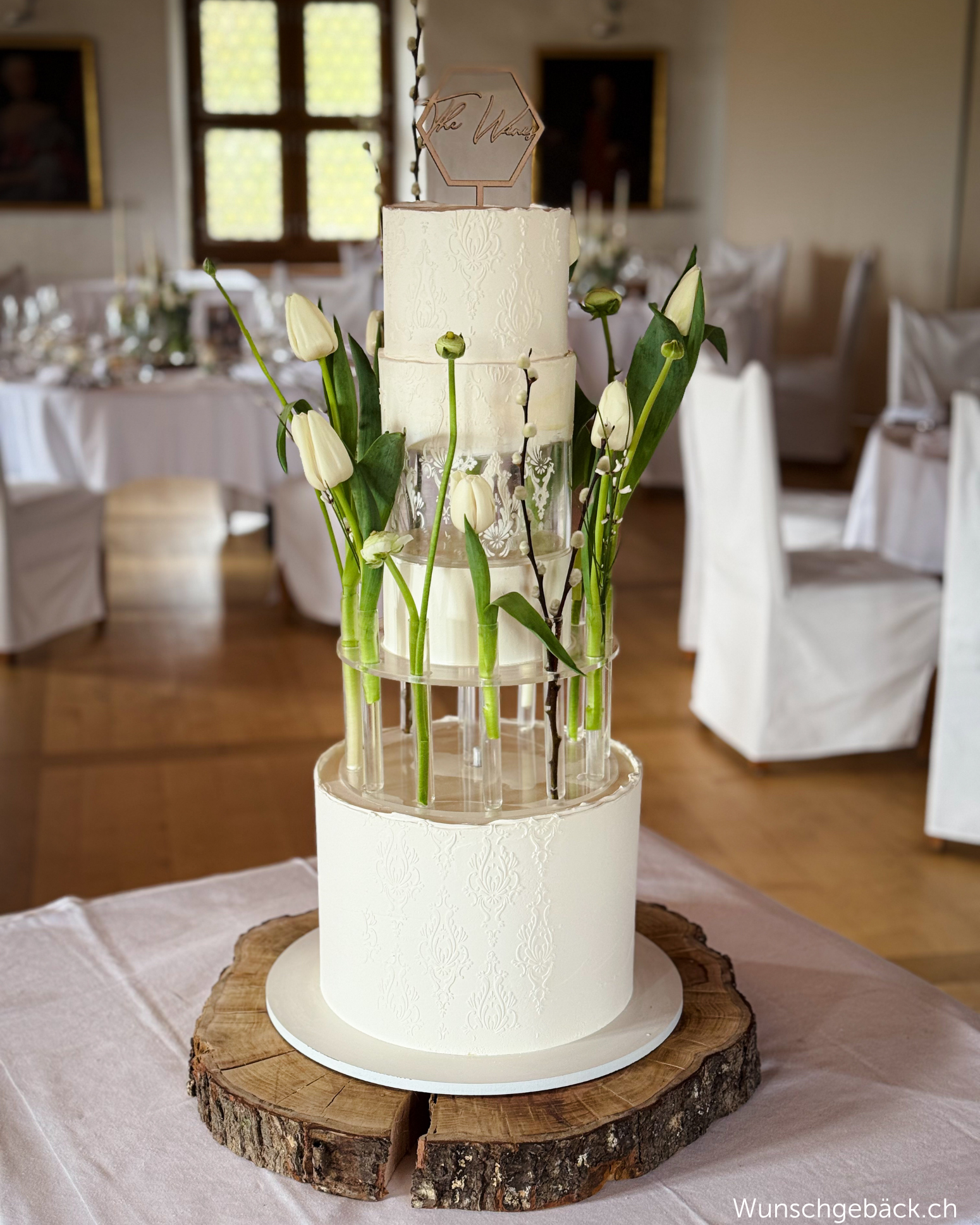 The Floral Tiara - Cake Separator & Stand - Prop Options