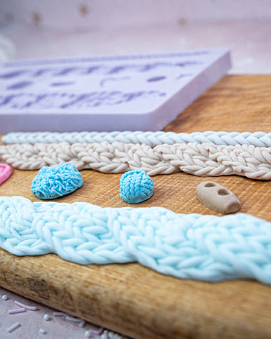 Cable Knit Silicone Mould