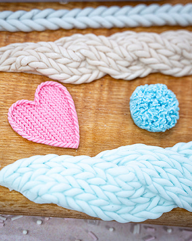 Cable Knit Silicone Mould