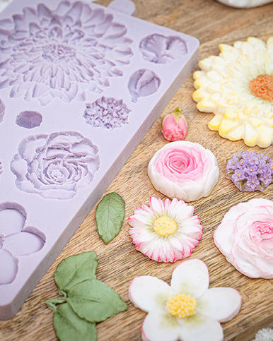 Buttercream Flowers Silicone Mould