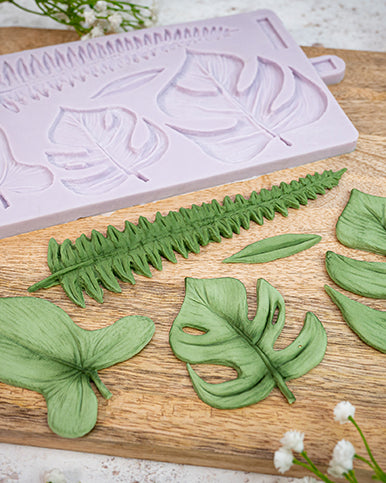 Tropical Leaves Silicone Mould