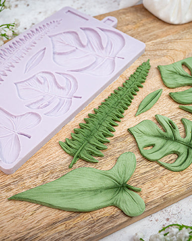 Tropical Leaves Silicone Mould