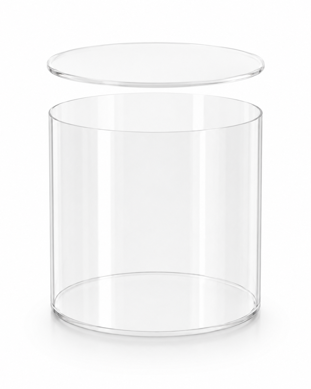 Round Acrylic Fillable Clear Tiers - Prop Options