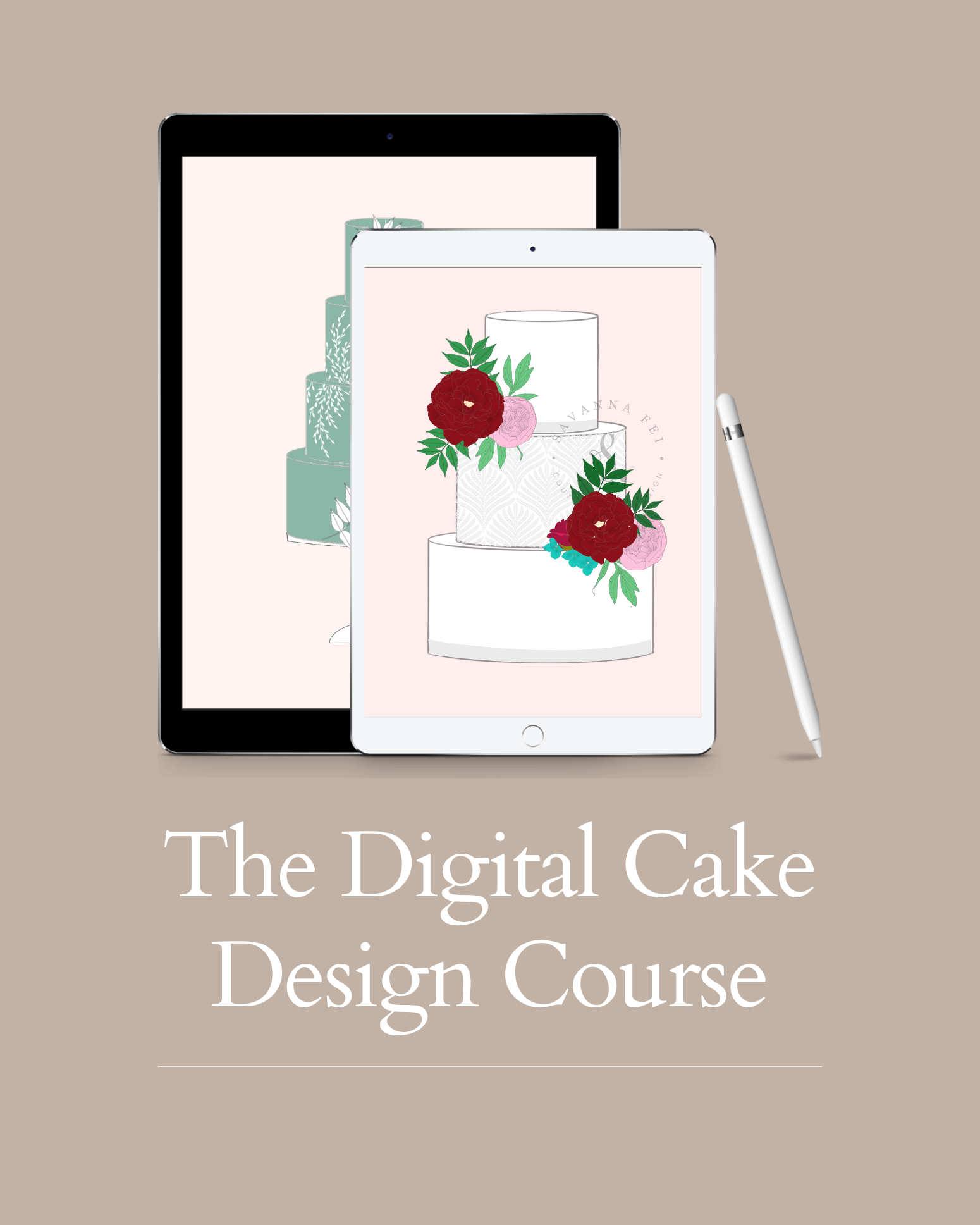Digital Cake Design Course - Prop Options