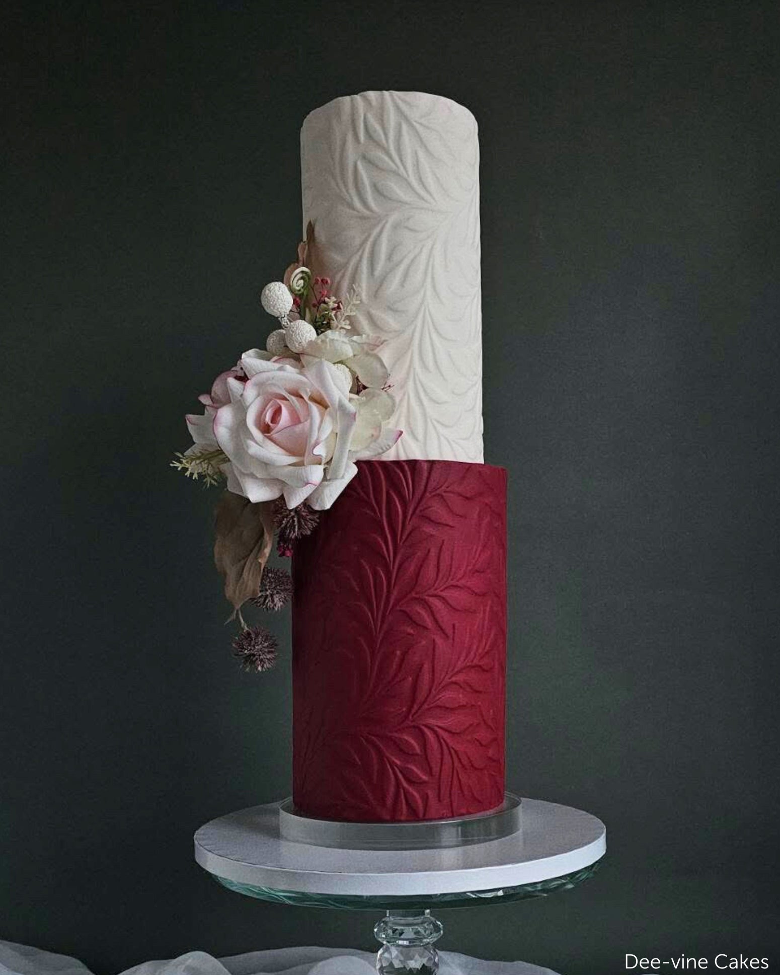 All Texture Rolling Pins - Patterned Fondant Cake Decorating Tools - Prop Options