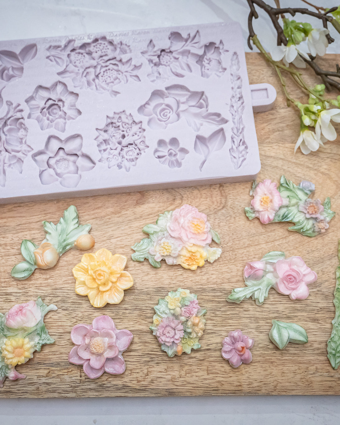 Floral Essentials Silicone Mould