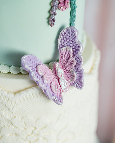 brush embroidery butterflies silicone mould