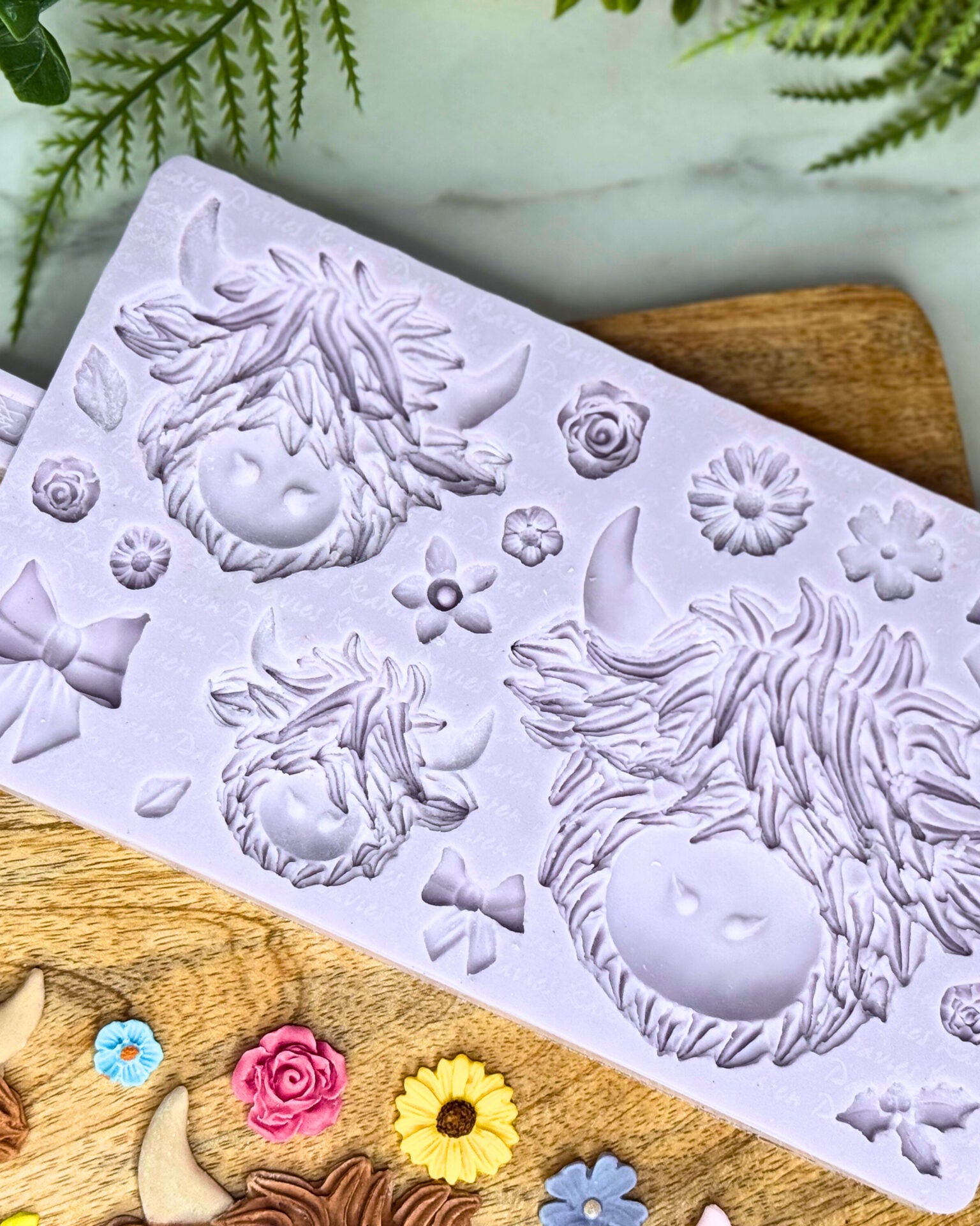 Highland Cow Silicone Mould