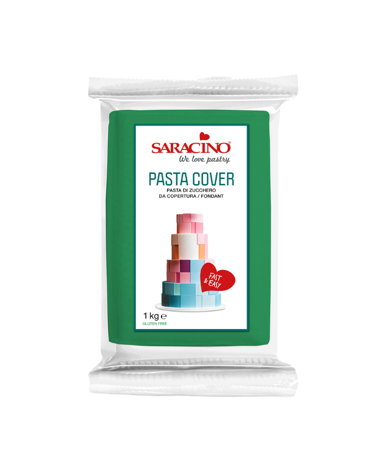 Saracino Pasta Cover Green Sugarpaste Fondant 1kg