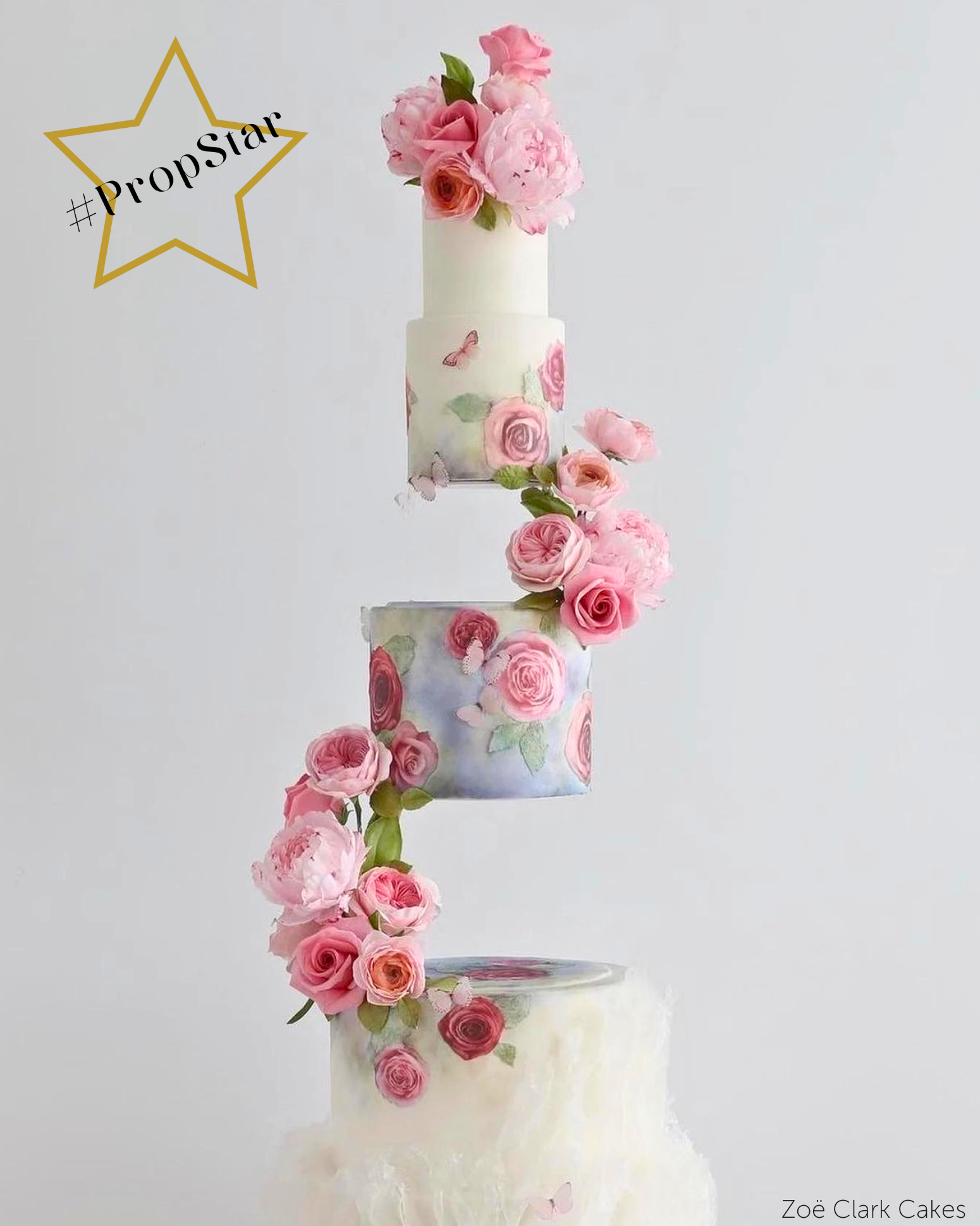 Round Floating Side Bar PropSecure® Cake Separator - Prop Options