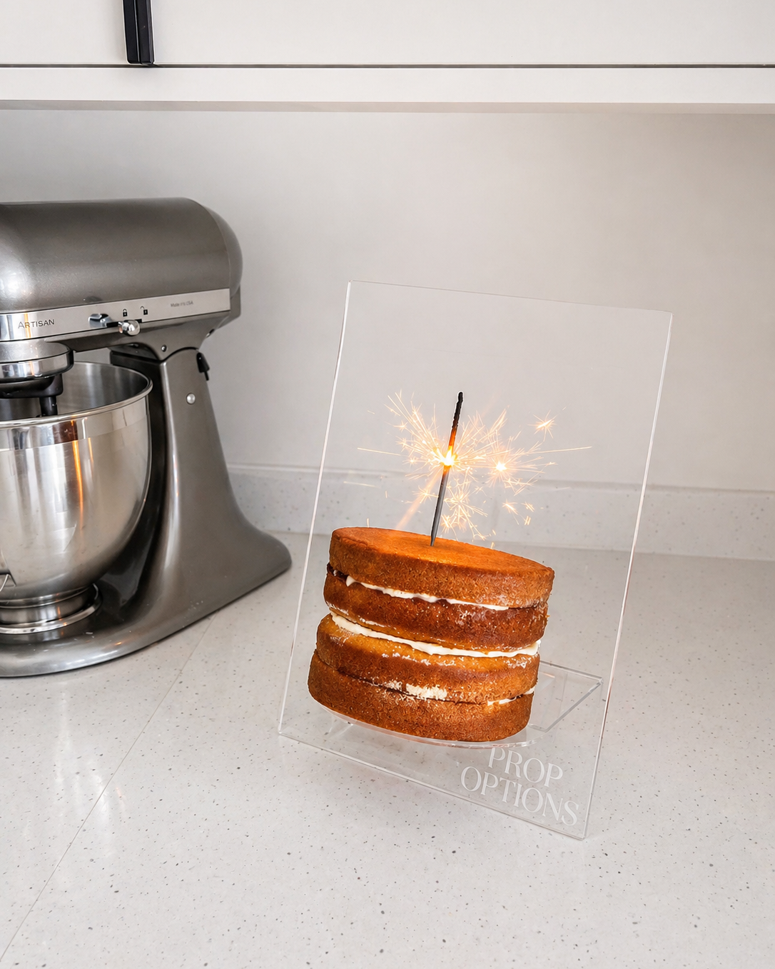 Clear Acrylic Cake Easel - Prop Options