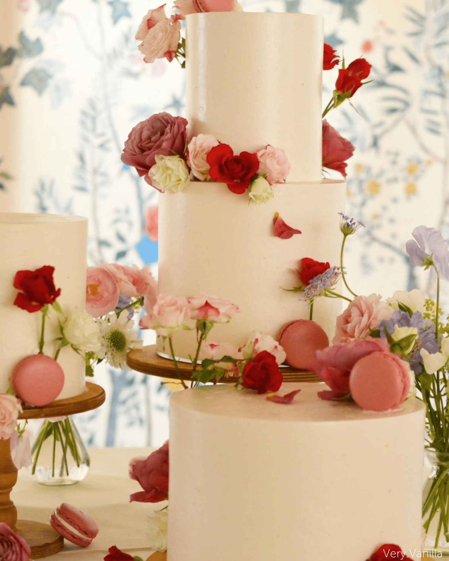 PropBundles - Trio of Original Scandinavian Birch Pedestal Cake Stands - Same Diameters - Prop Options