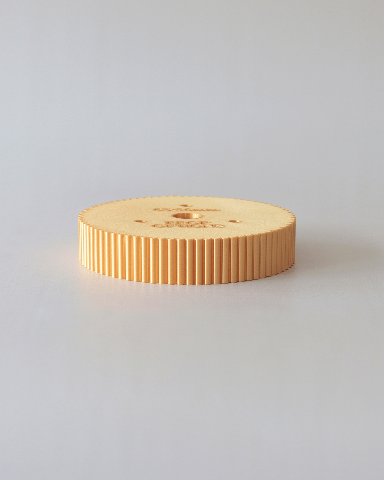 Round 30mm Reeded Cake Spacer - Prop Options