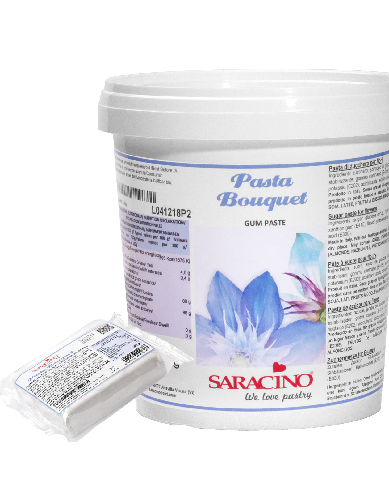 Pasta Bouquet Sugar Paste - Ideal for Floral Decorations