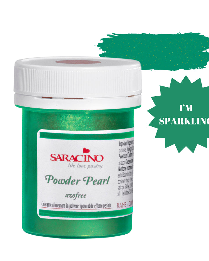 Edible Metallic Lustre Powder for Cake Decorating - Emerald Green