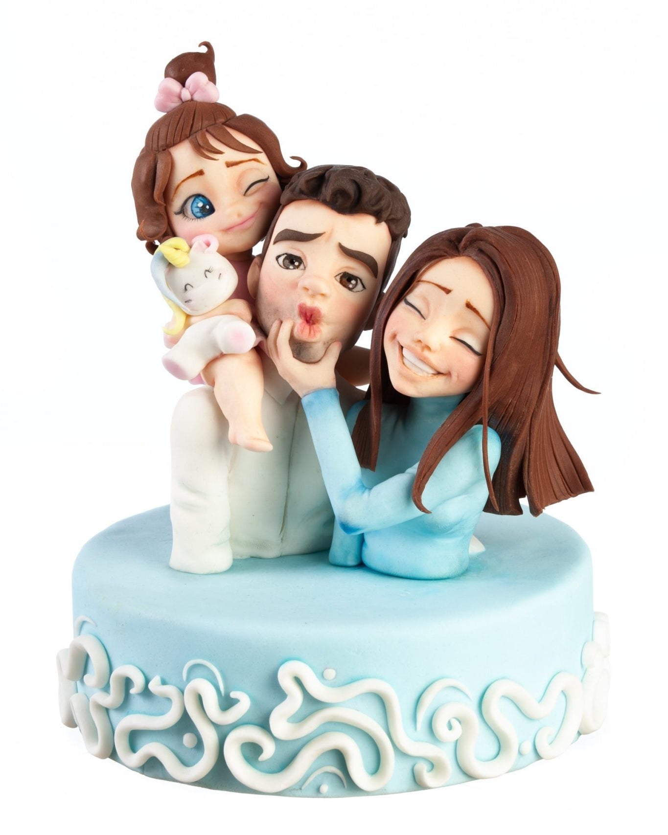 Blue Pasta Model – Premium Modelling Paste for Cake Decoration