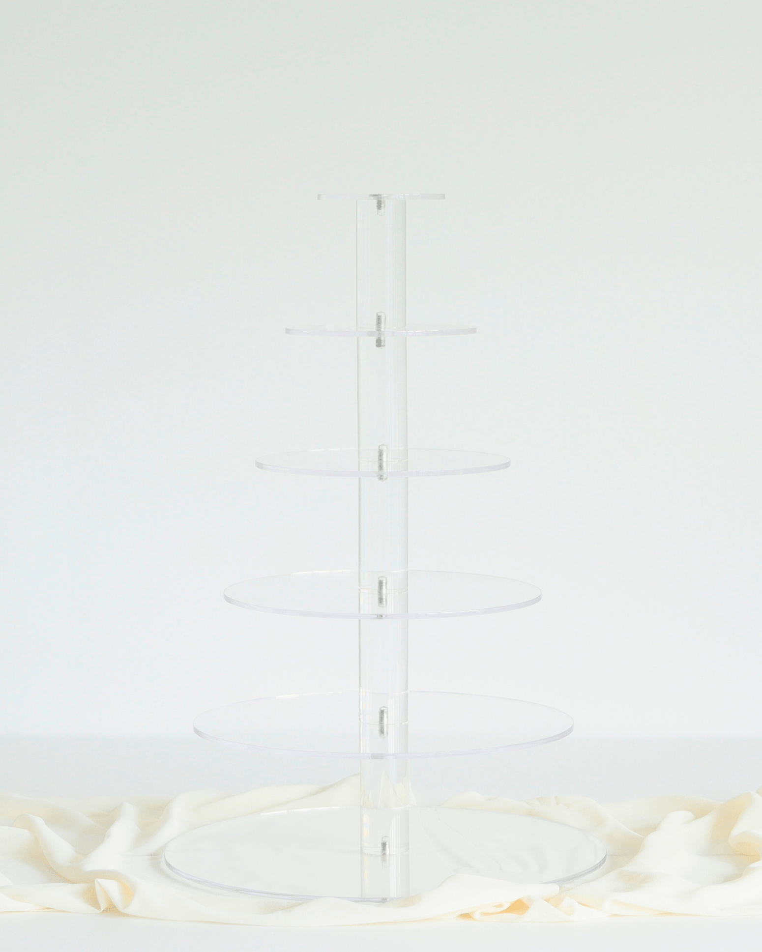 Ultra Adjustable 8 Tier Acrylic Cupcake Display Stand - Prop Options