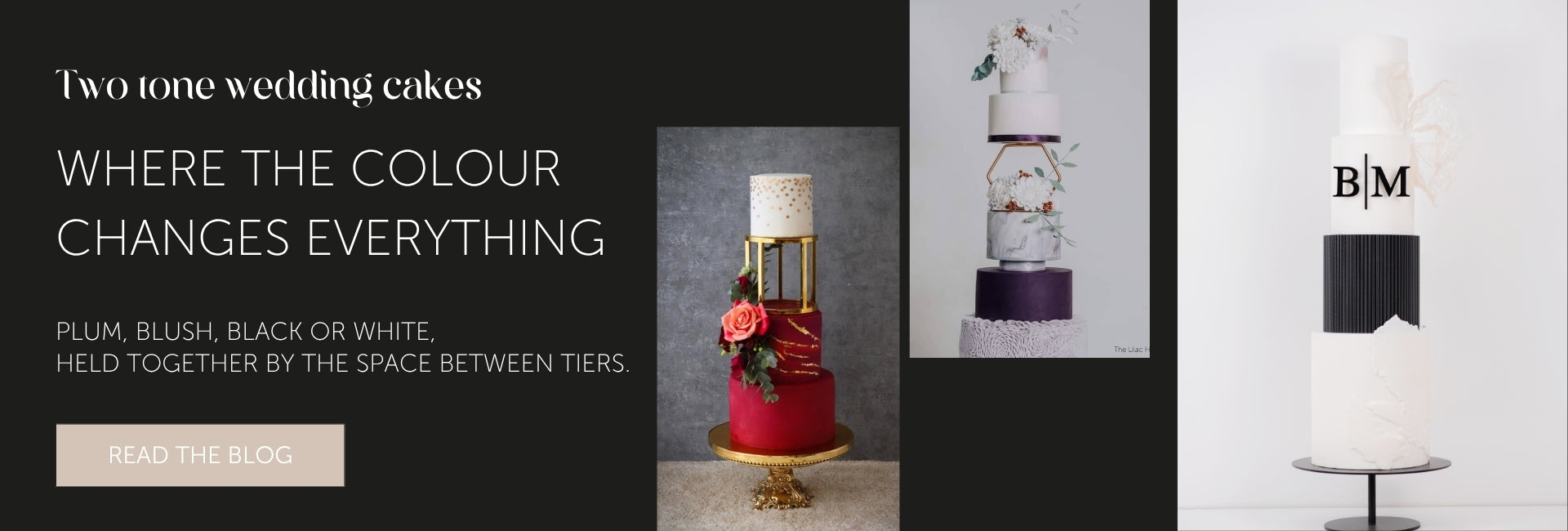 Two Tone Wedding Cakes: A Design Method for Building Statement Centrepieces