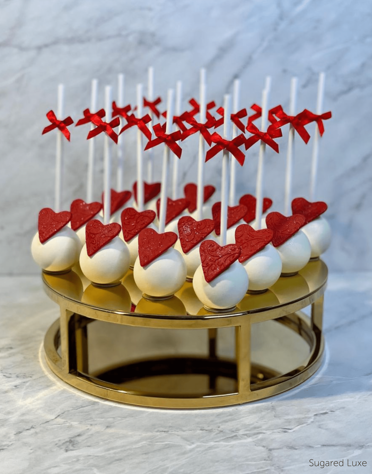 10" Round Metallic Cake Separator - Prop Options