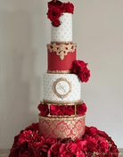 10" Round Metallic Cake Separator - Prop Options