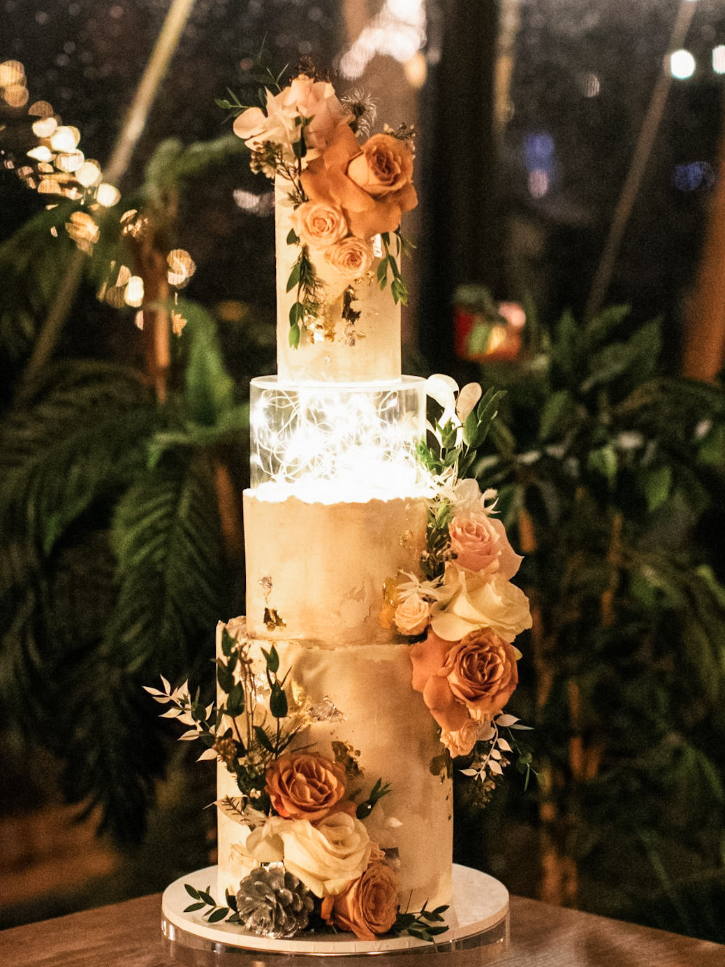 Round Acrylic Fillable Clear Tiers - Prop Options