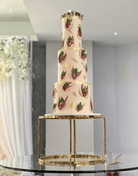 14” Round Metallic Plinth - Prop Options
