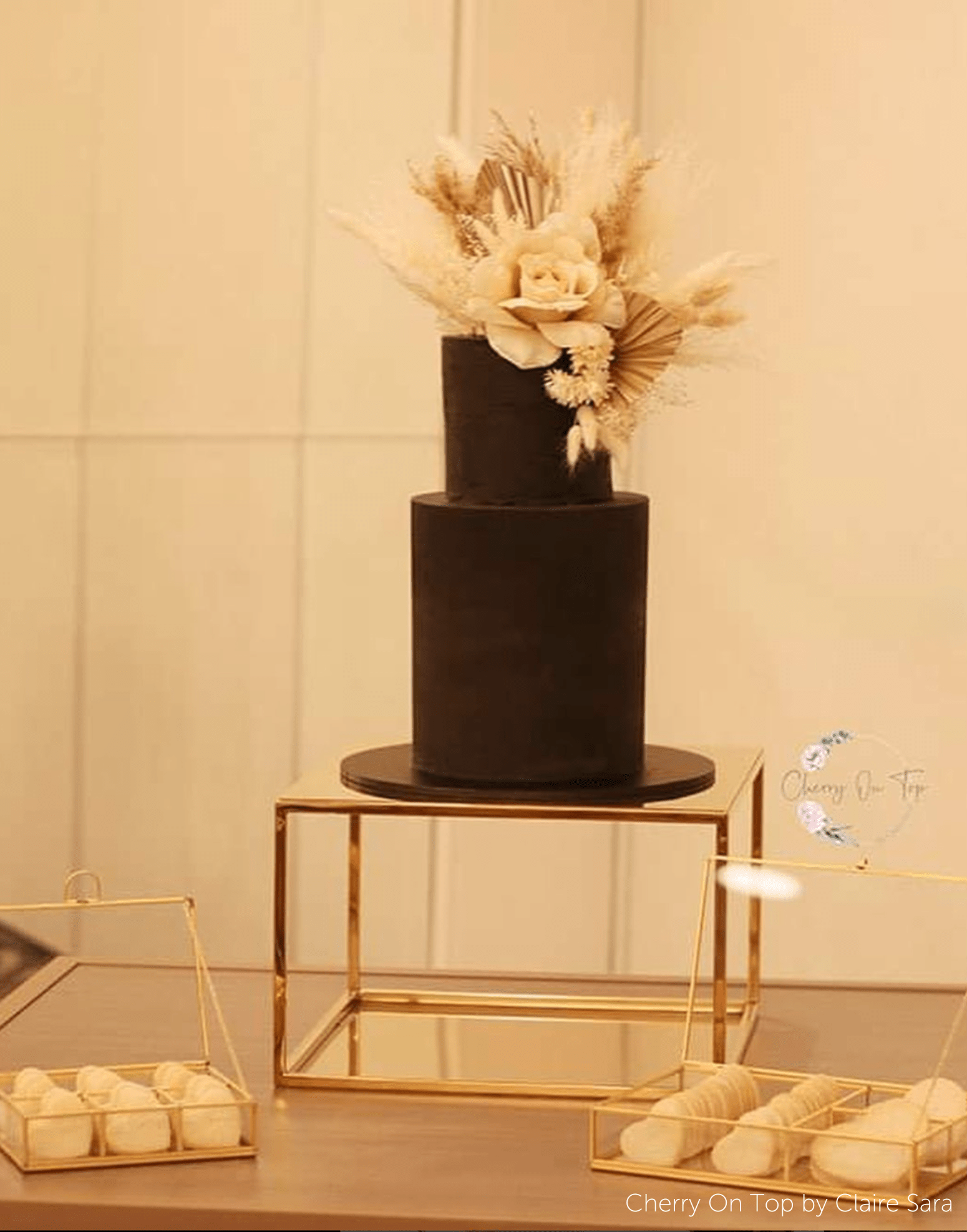 14" Square Metallic Plinth - Prop Options