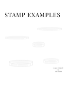 Round acrylic cake spacer Procreate stamp for digital cake sketching, preview 3 – Cake Design by Savanna