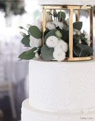 6" Round Metallic Cake Separator - Prop Options