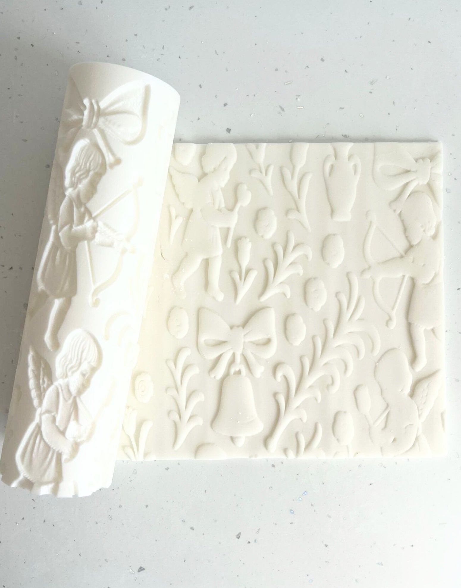All Texture Rolling Pins - Patterned Fondant Cake Decorating Tools - Prop Options