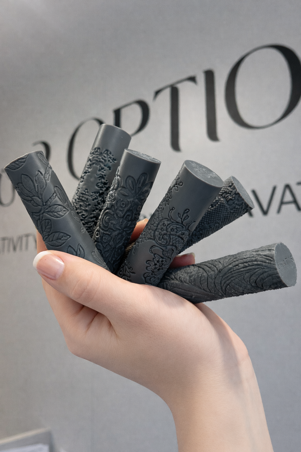 4'' Mini pin - Prop Options x Ekat's Collection Luxury Texture Rolling Pins - Prop Options