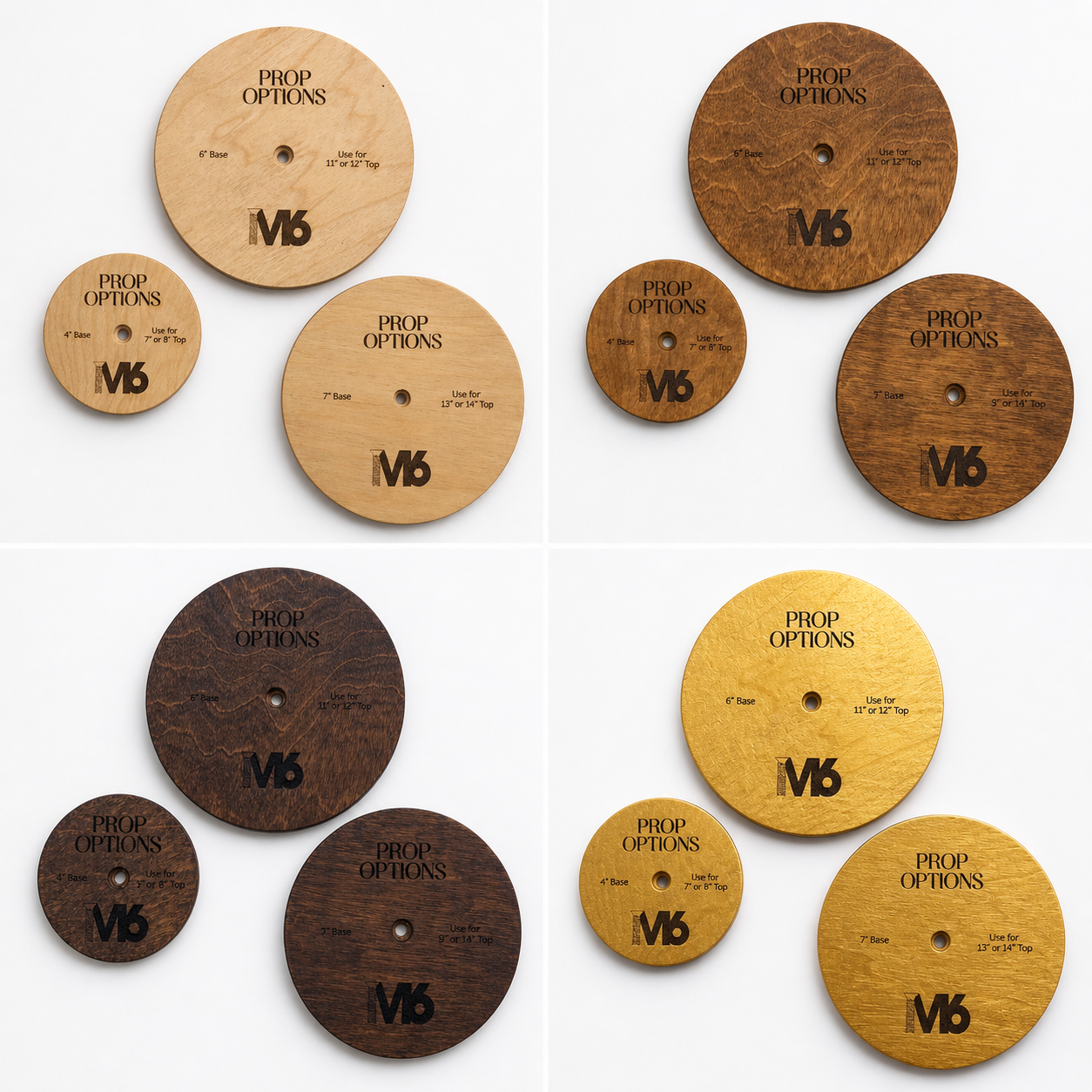 Additional Birch Base Plate - The Scandinavian Collection - Prop Options