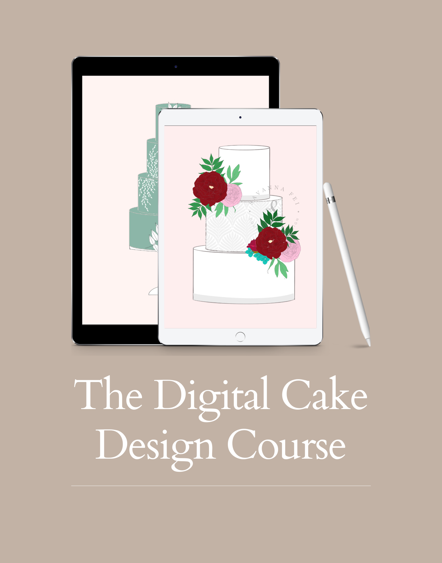 Digital Cake Design Course - Prop Options