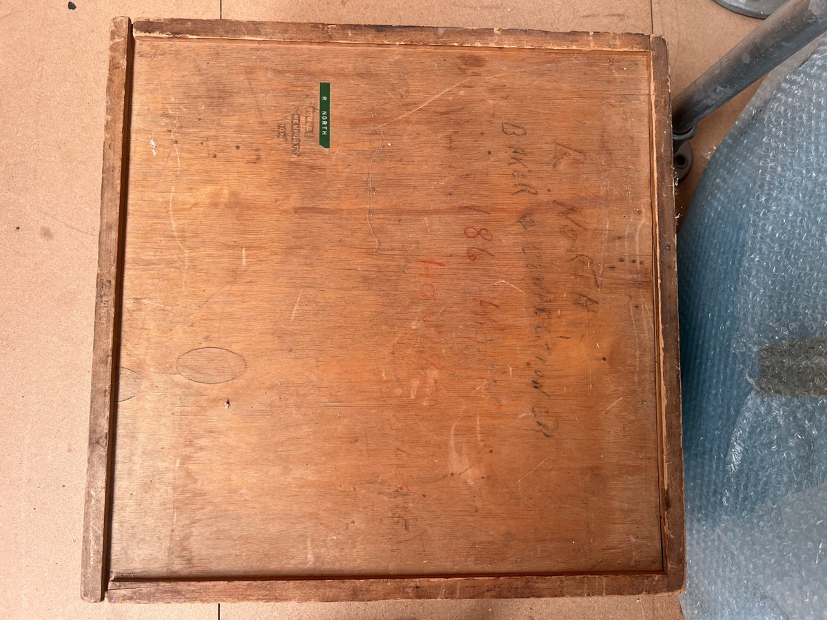 Vintage Square Mirror-Edged Metal Cake Plinth / Display Riser - photo 3 - Prop Options