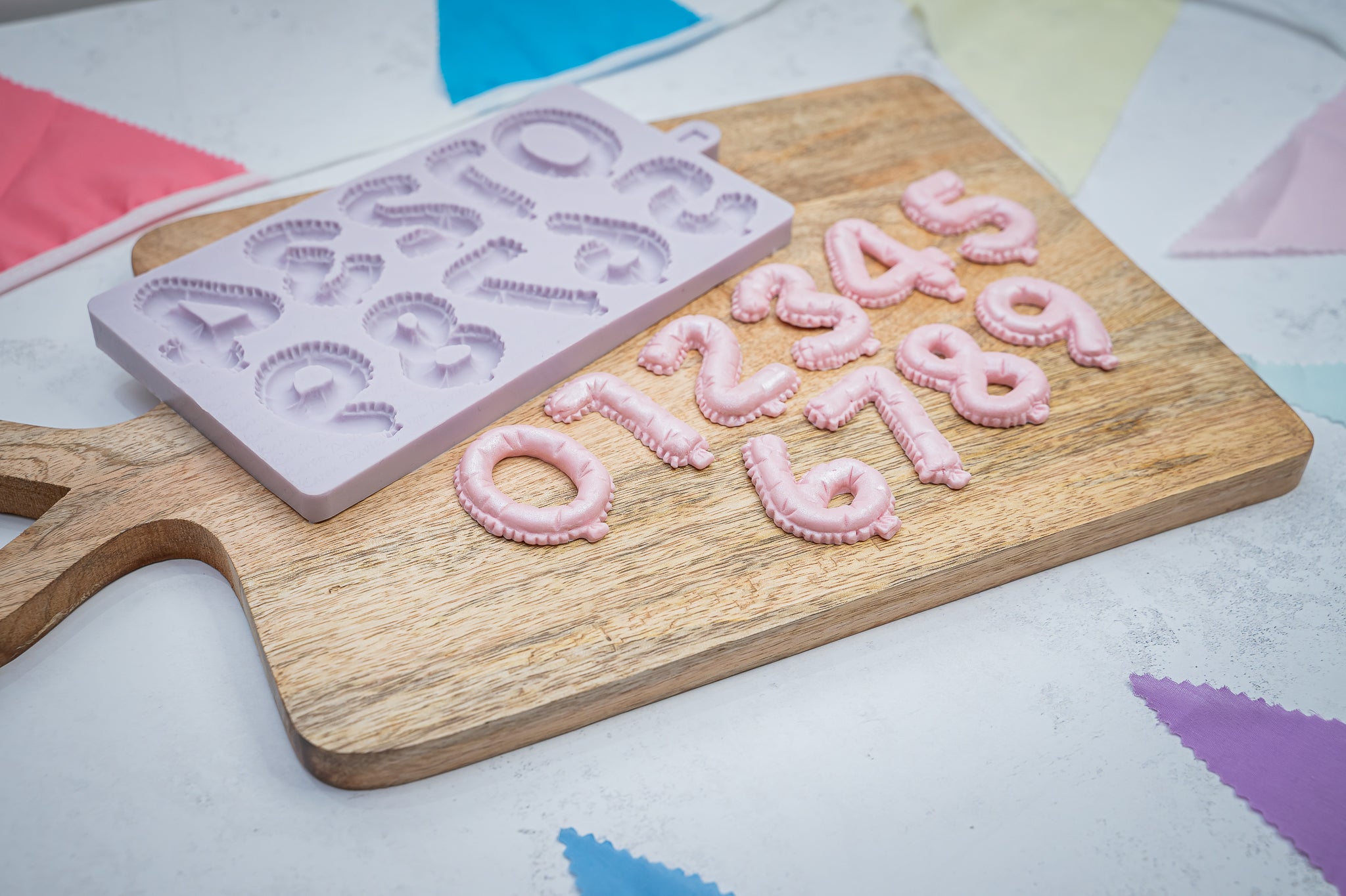 Balloon Numbers Silicone Mould