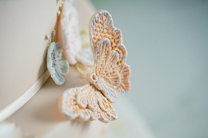 brush embroidery butterflies silicone mould