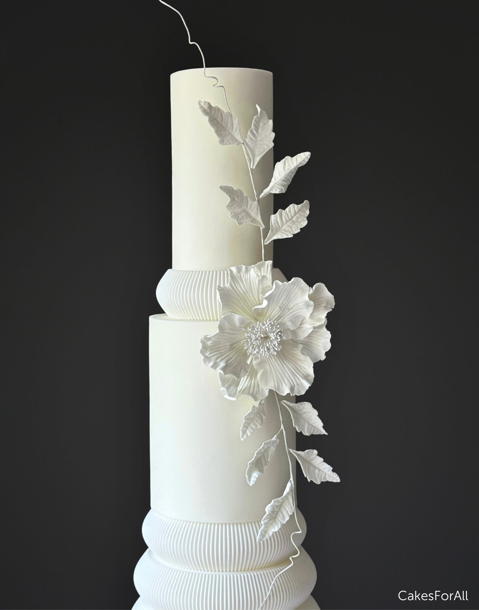 The Ola Spacer - Reeded Modular Cake Separator - photo 4 - Prop Options