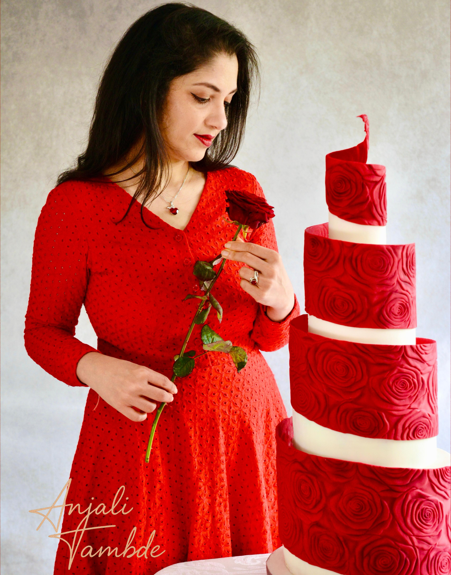 Rosarium Rolling Pin - Anjali Tambde Collaboration - Prop Options