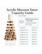 Acrylic Macaron Tower - Adjustable Height Display Stand - 8 Tier - photo 15 - Prop Options