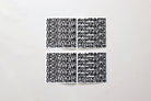 Clear Tier Floral Stickers - Prop Options