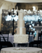 Round Acrylic Fillable Clear Tiers - Prop Options