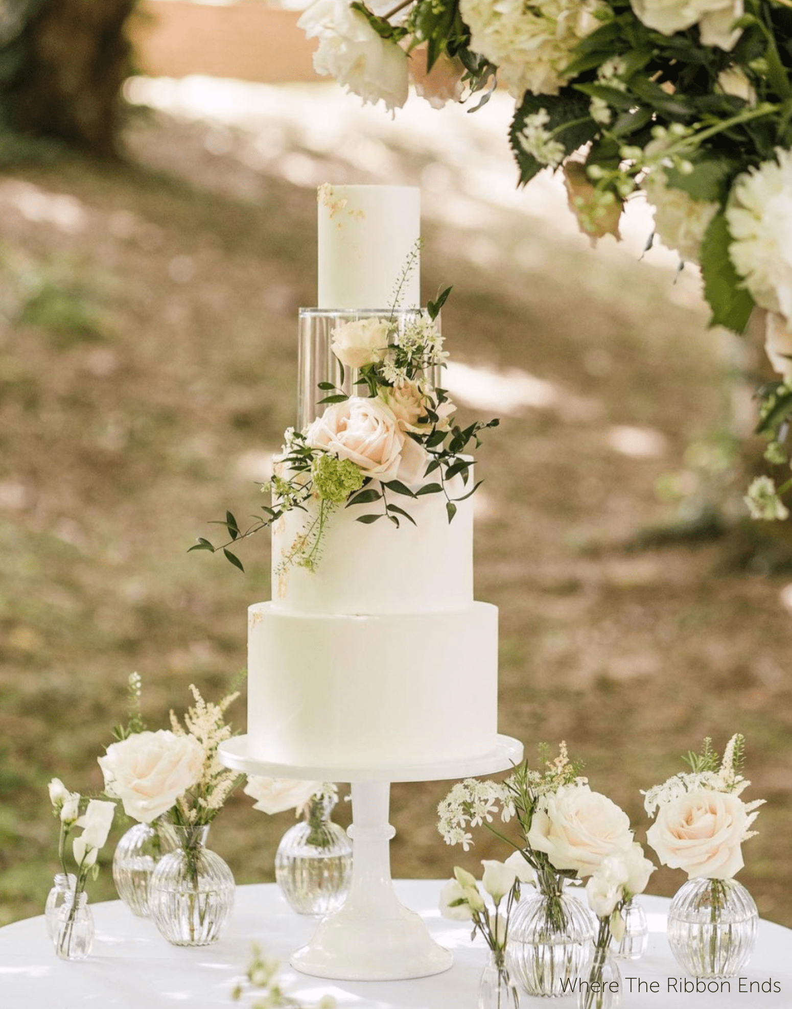 Round Acrylic Fillable Clear Tiers - Prop Options