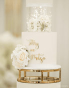 Round Acrylic Fillable Clear Tiers - Prop Options