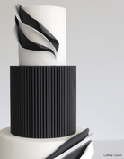 Round Reeded Cake Separator - Prop Options