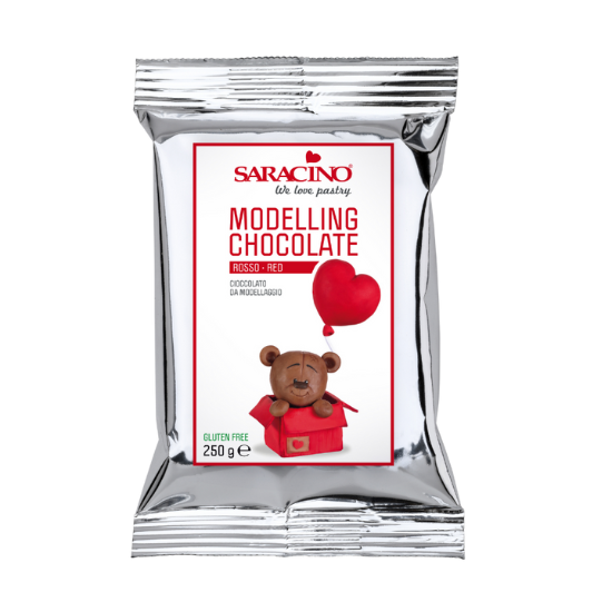 Red Modelling Chocolate 250g for Cake Decorating