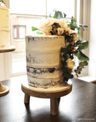 Solid Oak Tripod Cake Stand - Prop Options