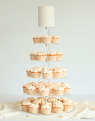 Ultra Adjustable 8 Tier Acrylic Cupcake Display Stand - Prop Options