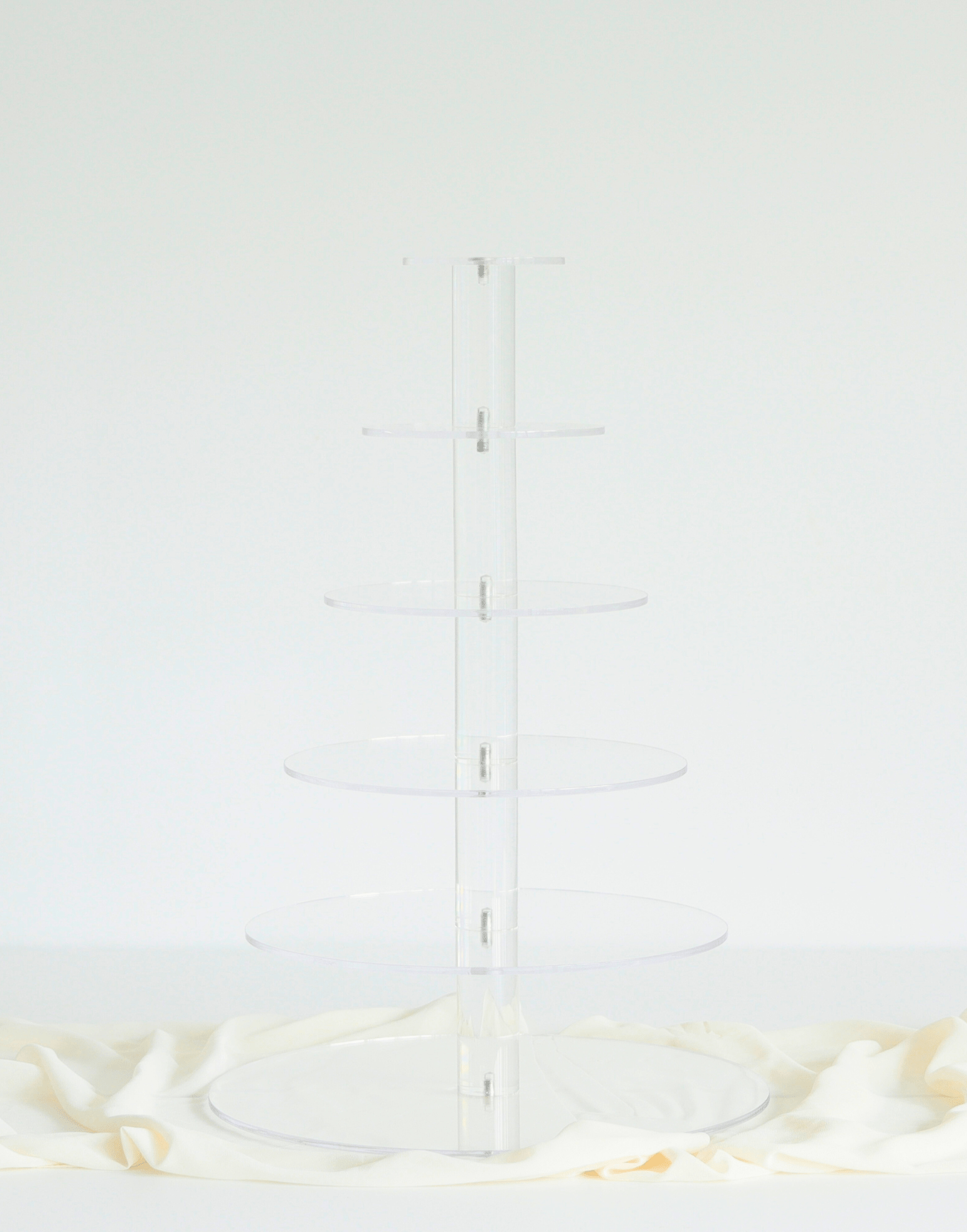 Ultra Adjustable 8 Tier Acrylic Cupcake Display Stand - Prop Options